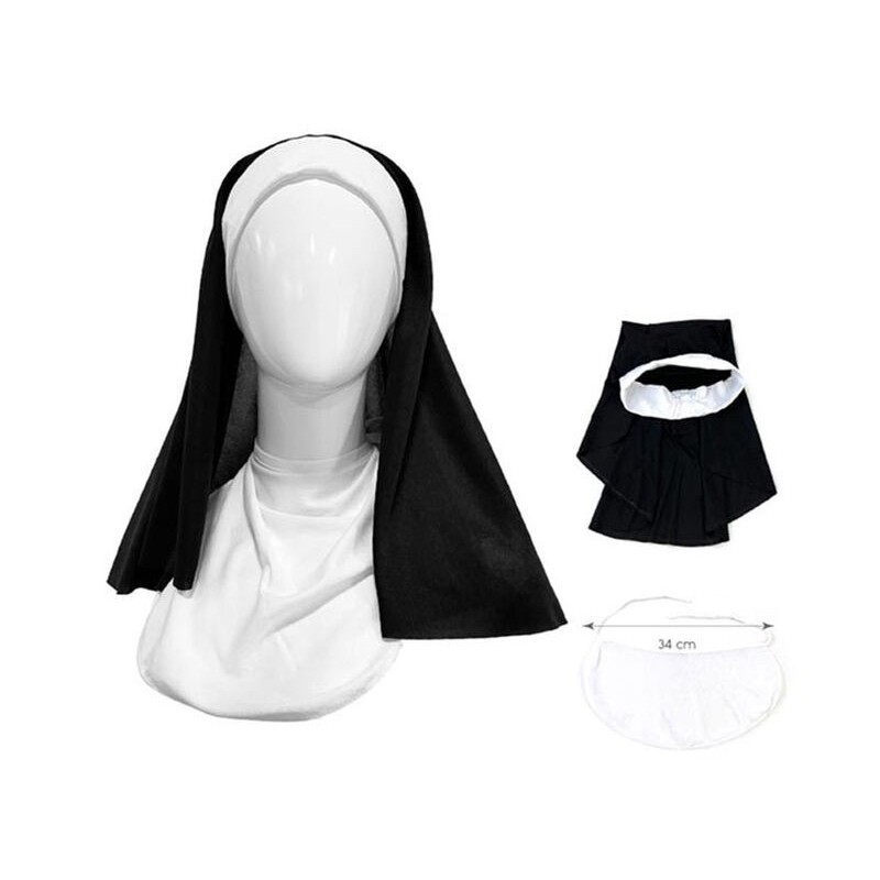 Cofia monja 34 cm