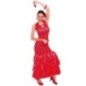 Disfraz flamenca rojo mujer tallas