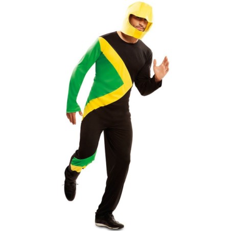 Disfraz corredor bobsleigh jamiacano hombre -Tus Disfraces Baratos
