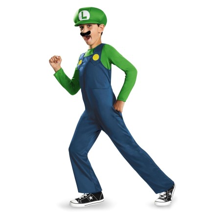 DISFRAZ LUIGI PARA NIÑO TALLAS -Tus Disfraces Baratos