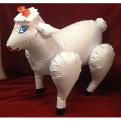 Oveja hinchable para despededas de soltero 4892503093117 09311DESP