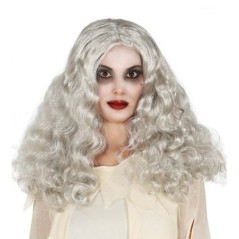 Peluca melena plateada en caja 8434077040300 4030