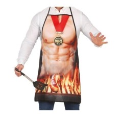 Delantal gracioso barbacoa con salchica 8434077171905 17190