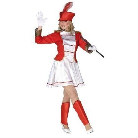 Disfraz majorete circo rojo talla m adulto 8426215915816 9158100