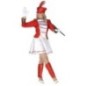Disfraz majorete circo rojo talla m adulto