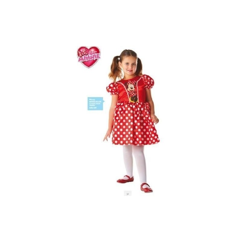 Disfraz Minnie Mouse roja talla 5-6 años