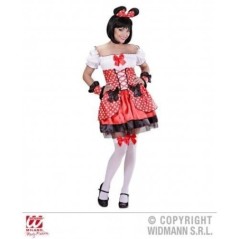 DISFRAZ RATONCITA MINNIE ROJO TALLA S