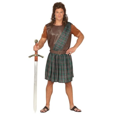 DISFRAZ GUERRERO ESCOCES SIMIL BRAVEHEART PARA HOMBRE 8434077881675 88167