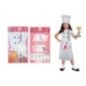 Disfraz cocinera chef para niña 3-6 años