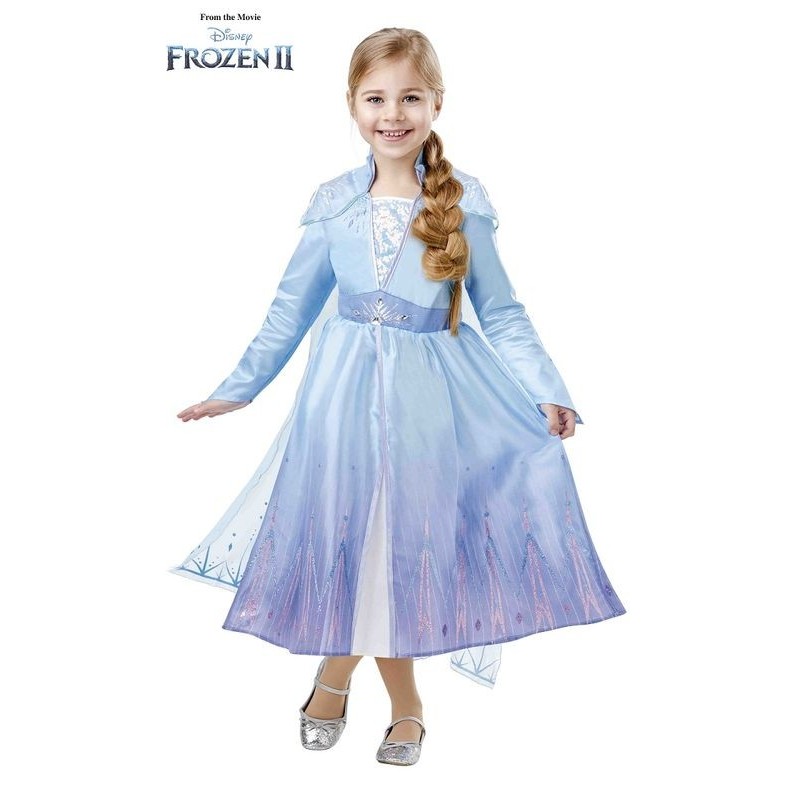 Disfraz Elsa Frozen 2 deluxe para niña infantil