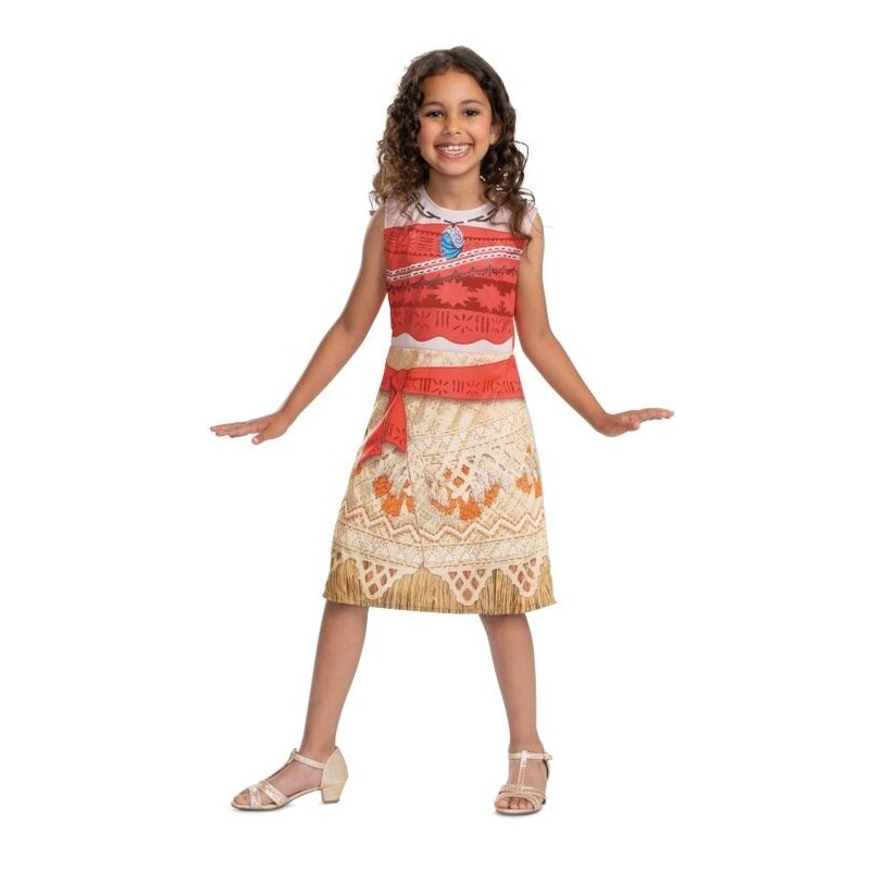 Disfraz Moana Vaiana para niña tallas Disney original
