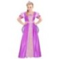 Disfraz princesa morada rapunzel para niña tallas