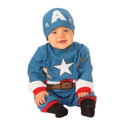 Disfraz Capitan America para bebe talla 0 6 meses 883028241927 510361 NB