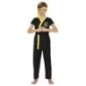 Disfraz Karateca negro Cobra Kai niño tallas