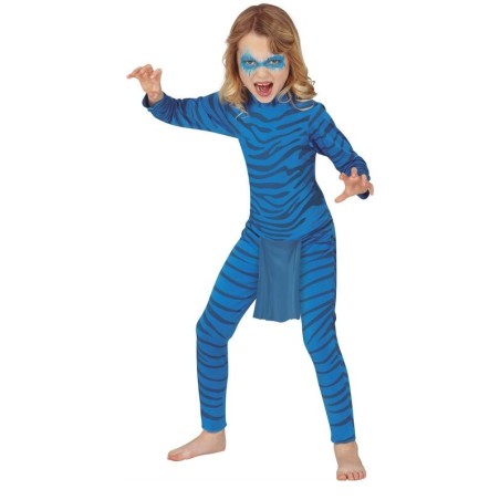Disfraz felino azul avatar para nino 8434077772201 77220