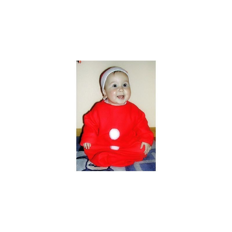 Disfraz papa noel bebe 0-6 meses