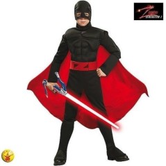 Disfraz zorro musculoso generacion z t.l 8 10 anos 883028452576 884525 L
