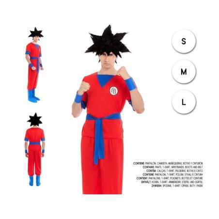 Disfraz super guerrero goku tallas hombre 8433584268849 26884