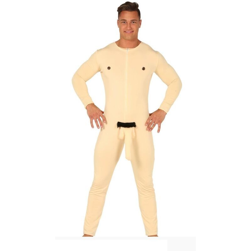 Disfraz hombre desnudo con pene adulto