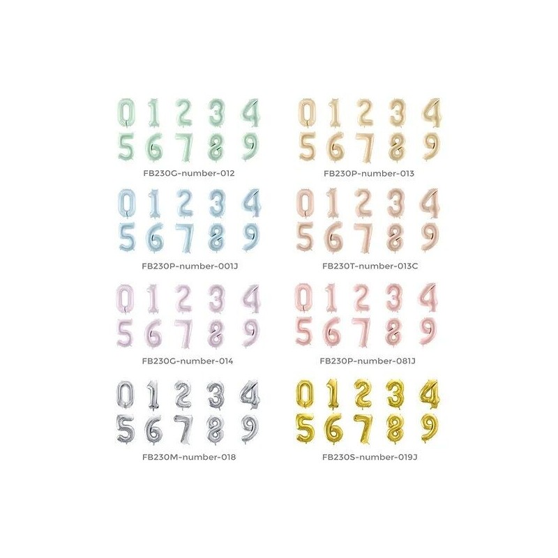 Globo numero rojo de 86 cm foil helio o aire 5900779168701 FB1M 0 007