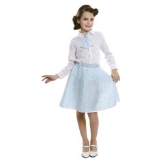 Falda azul lunares blancos pin up anos 50 infantil 8423667138626 707002 T00 AZUL