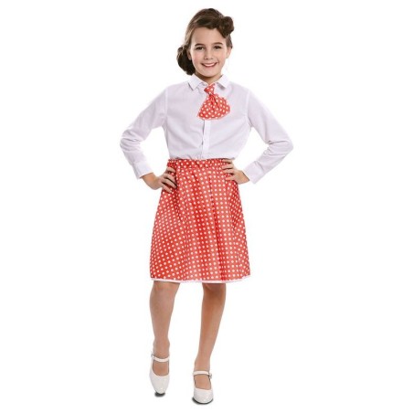 Falda roja lunares blancos pin up anos 50 infantil 8423667138619 707002 T00 ROJO