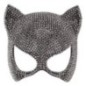Mascara gato catwoman con strass brillantes
