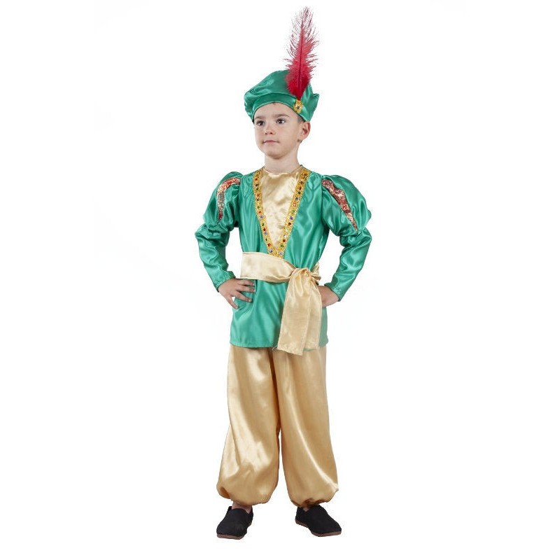 Paje verde Gaspar infantil tallas