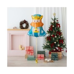 Globo rey Mago Gaspar 87x70 cm foil helio o aire 8436042860043 REY G