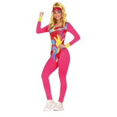 Disfraz patinadora rosa Barbie para mujer talla S 36 38 8434077804421 80442