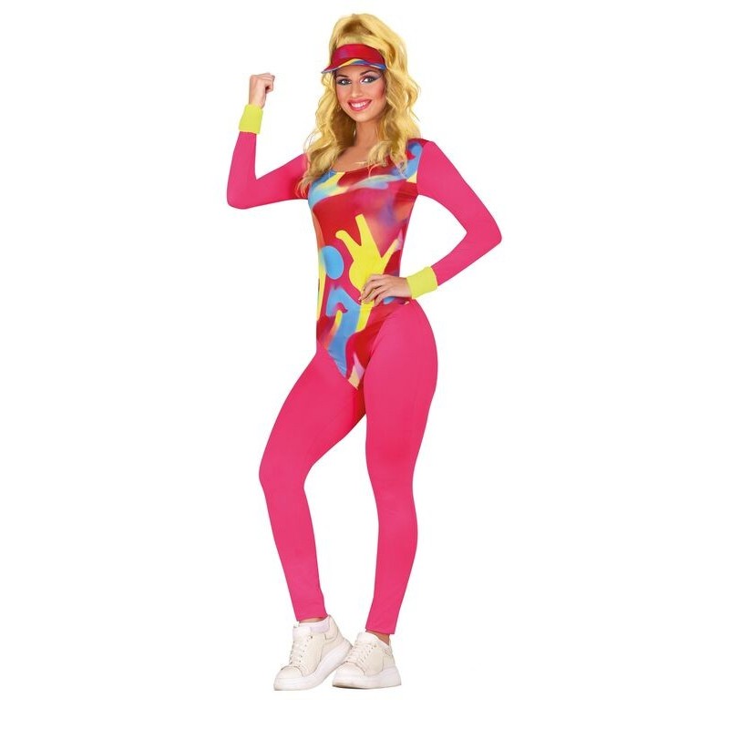 Disfraz patinadora rosa Barbie para mujer