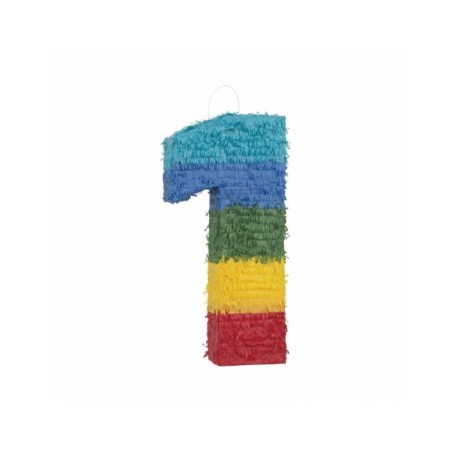 Piñata numeros Multicolor romper 50 cm