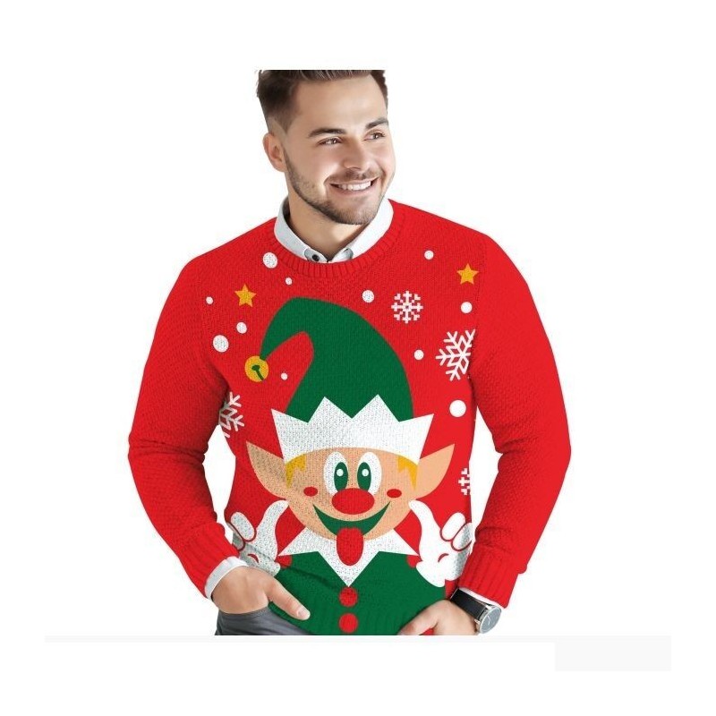 Jersey Navidad Reno para hombre