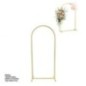 Estructura metalica arco globos medio punto 120x65 cm