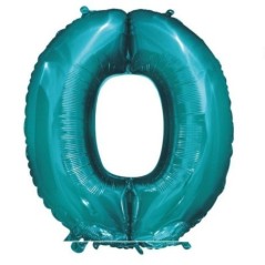 globo numero azul 86 cm helio o aire 58742