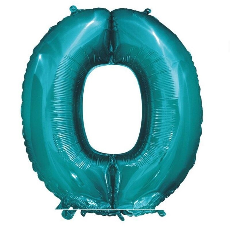 globo numero azul 86 cm helio o aire 58742