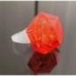 Anillo rey mago con luz color rojo
