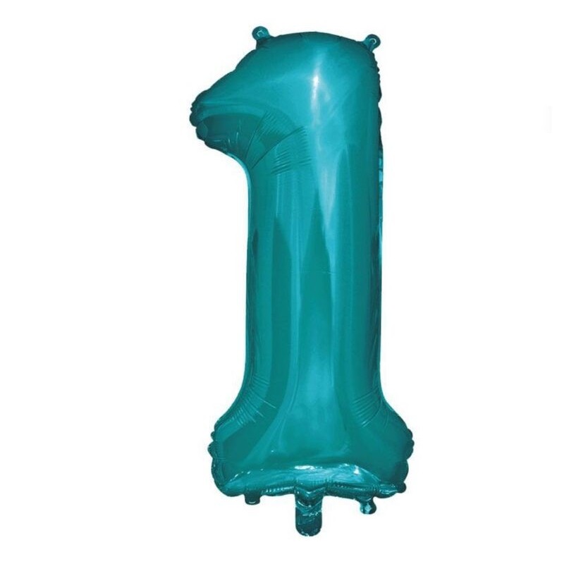Globo Numero azul 86 cm helio o aire