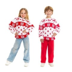 jersey navidad blanco renos infantil 64450 8433584266081 8433584266098 8433584266104