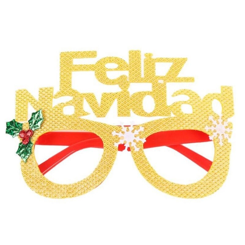 Gafas feliz navidad ROJO