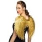 Alas plumas doradas Glam 55x50 cm
