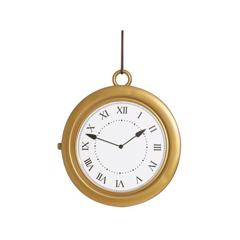 Reloj bolsillo con cadena gigante 20 cm conejo blanco alicia