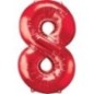 Globo numero rojo 40 101 cm para helio o aire