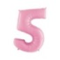 Globo numero rosa pastel 102 cm