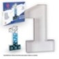 Numero blanco para meter globos 90 cm