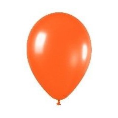 Globo naranja metal 30 cm r 12 50 uds sempertex 7703340238869 R12 561