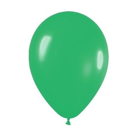 Globo verde Jade Sempertex 30 cm 12" 50 unidades 7703340230429 R12 028