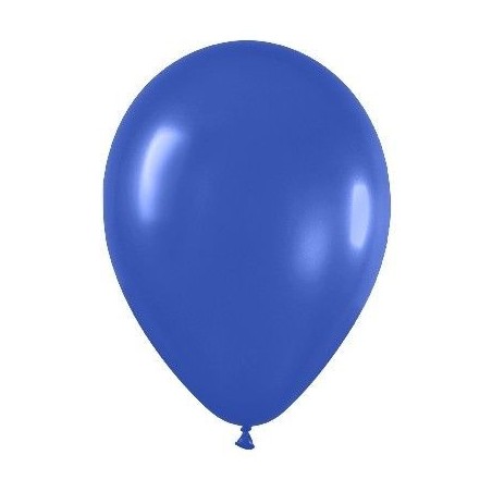 Globo azul real de 30 cm Sempertex bolsa 50 unidades 7703340231563 R12 041