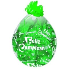 Globo feliz cumpleanos 45 cm englobadora unidad 8435525840299 R18 Z