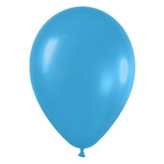 Globo azul neon r 12 30cm 50 uds sempertex 7703340235462 R12 240